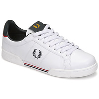 Schoenen Heren Lage sneakers Fred Perry B722 LEATHER Wit / Marine