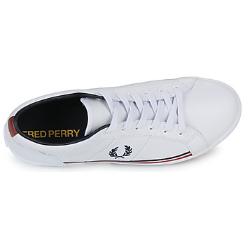 Fred Perry BASELINE PERF LEATHER Wit / Marine