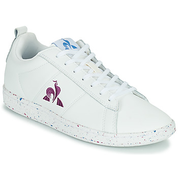 Schoenen Dames Lage sneakers Le Coq Sportif COURTCLASSIC W SPORT Wit / Violet
