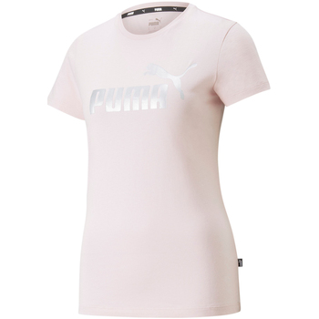 Textiel Dames T-shirts & Polo’s Puma 848303 Roze