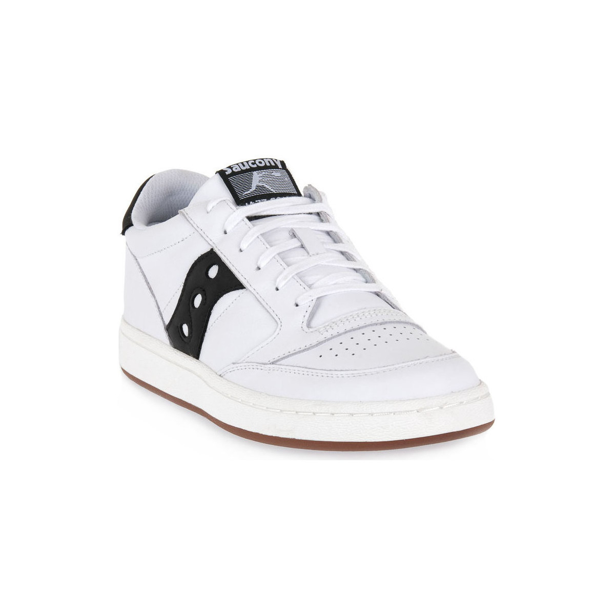 Schoenen Heren Sneakers Saucony 5 JAZZ COURT WHITE BLACK Wit