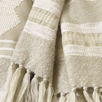 Malagoon Craft offwhite throw (NEW) Wit