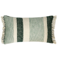 Wonen Kussens Malagoon Berber grainy green cushion Groen