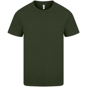 Textiel Heren T-shirts met lange mouwen Casual Classics  Groen