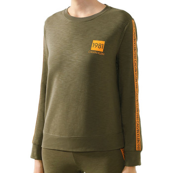 Textiel Dames Sweaters / Sweatshirts Calvin Klein Jeans  Groen