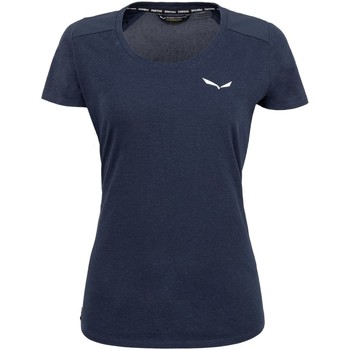 Textiel Dames T-shirts korte mouwen Salewa Alpine Hemp W T-shirt 28025-6200 Blauw