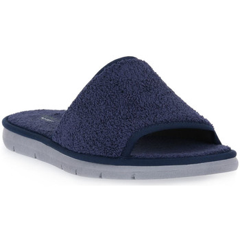 Schoenen Heren Leren slippers Grunland BLU G7LOSO Blauw