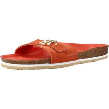 Schoenen Dames Sandalen / Open schoenen Tommy Hilfiger TH M0LDED FOOTBED FLAT S Oranje
