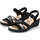 Schoenen Dames Sandalen / Open schoenen Mephisto Pietra Zwart