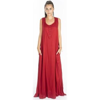 Textiel Dames Lange jurken Isla Bonita By Sigris Lange Midi-Jurk Rood