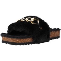 Schoenen Dames Leren slippers Buffalo SENTA Zwart