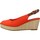 Schoenen Dames Sandalen / Open schoenen Tommy Hilfiger ICONIC ELBA SLING BACK W Oranje