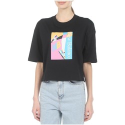 Textiel Dames T-shirts korte mouwen New Balance  Zwart