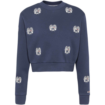 Textiel Dames Sweaters / Sweatshirts Tommy Jeans DW0DW12433 Blauw