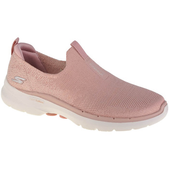 Schoenen Dames Lage sneakers Skechers Go Walk 6 Roze