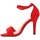Schoenen Dames Sandalen / Open schoenen Etika 60503 Rood