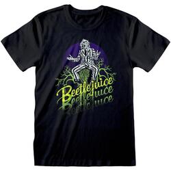 Textiel T-shirts korte mouwen Beetlejuice  Zwart