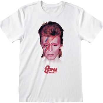 Textiel T-shirts met lange mouwen David Bowie  Wit