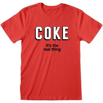Textiel T-shirts met lange mouwen Coca-Cola  Rood