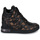Schoenen Dames Hoge sneakers Guess LISA Zwart / Bruin