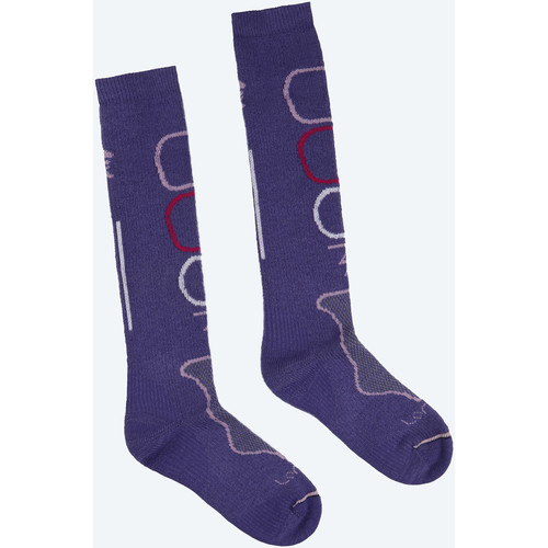 Ondergoed Dames Sokken Lorpen Stmw 1158 Tri Layer Socks Deep Purple Violet