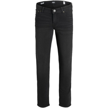 Textiel Jongens Jeans Jack & Jones 12189956 JJIDAN JJORIGINAL NA 512 NOOS JR BLACK DENIM Zwart