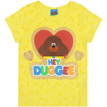 Textiel Meisjes T-shirts met lange mouwen Hey Duggee  Multicolour