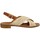 Schoenen Dames Sandalen / Open schoenen Donna Lucca 1337 Raffia Cuir Femme Naturel Beige