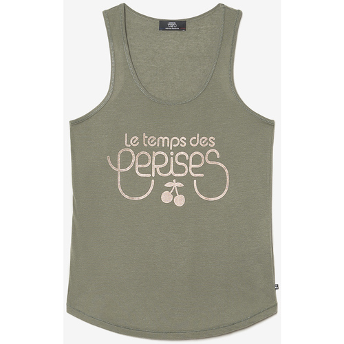 Textiel Dames T-shirts & Polo’s Le Temps des Cerises T-shirt DEBTRAME Groen
