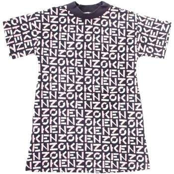 Textiel Meisjes T-shirts korte mouwen Kenzo K12247 Grijs