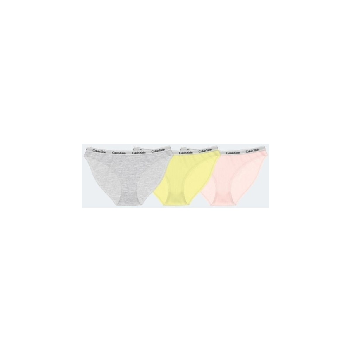 Ondergoed Dames Slips Calvin Klein Jeans 000QD3588E BIKINI 3PK Multicolour