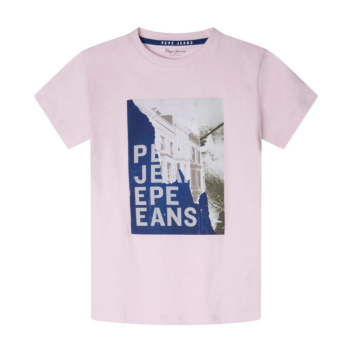 Textiel Jongens T-shirts korte mouwen Pepe jeans  Roze