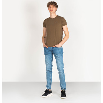 Textiel Heren 5 zakken broeken Pepe jeans PM205895WH42 | Hatch Regular Blauw