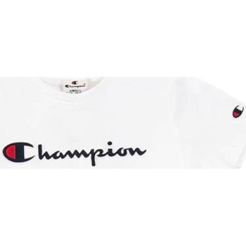 Textiel Jongens T-shirts korte mouwen Champion  Wit