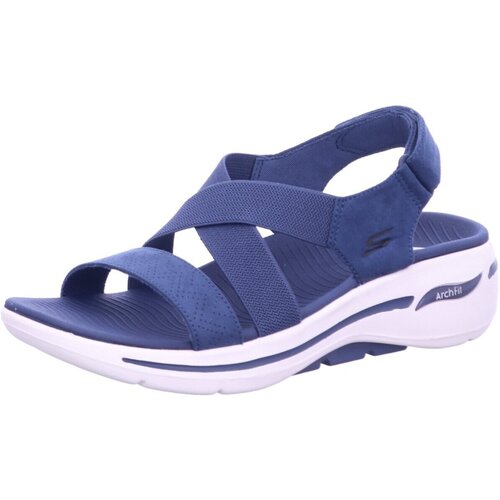 Schoenen Dames Sandalen / Open schoenen Skechers  Blauw