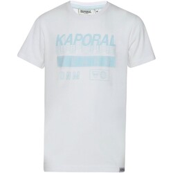 Textiel Meisjes T-shirts korte mouwen Kaporal 183393 Wit