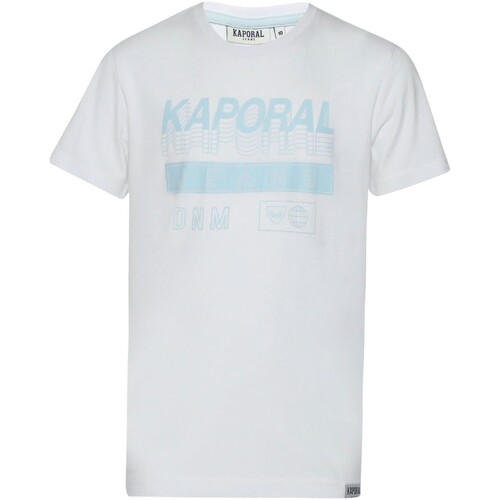 Textiel Meisjes T-shirts korte mouwen Kaporal 183393 Wit