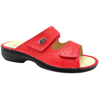 Schoenen Dames Leren slippers Calzaturificio Loren LOM2922ros Rood