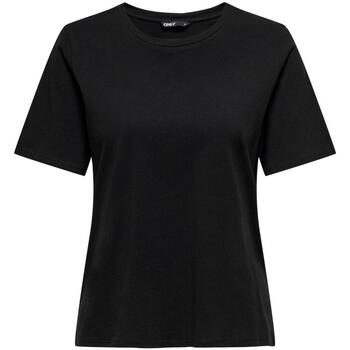 Textiel Dames T-shirts & Polo’s Only  Zwart