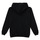 Textiel Meisjes Sweaters / Sweatshirts Calvin Klein Jeans METALLIC BOX LOGO RELAXED HOODIE Zwart