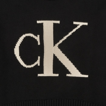 Calvin Klein Jeans MONOGRAM SWEATER Zwart