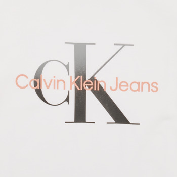 Calvin Klein Jeans GRADIENT MONOGRAM T-SHIRT Wit
