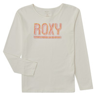 Textiel Meisjes T-shirts met lange mouwen Roxy THE ONE A Wit