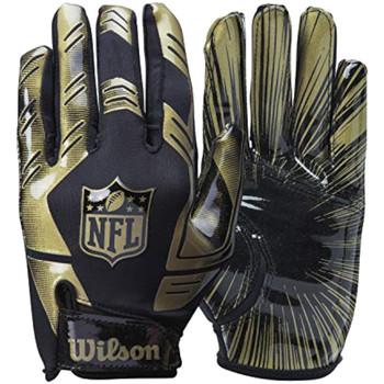 Wilson NFL Stretch Fit Receivers Gloves Zwart
