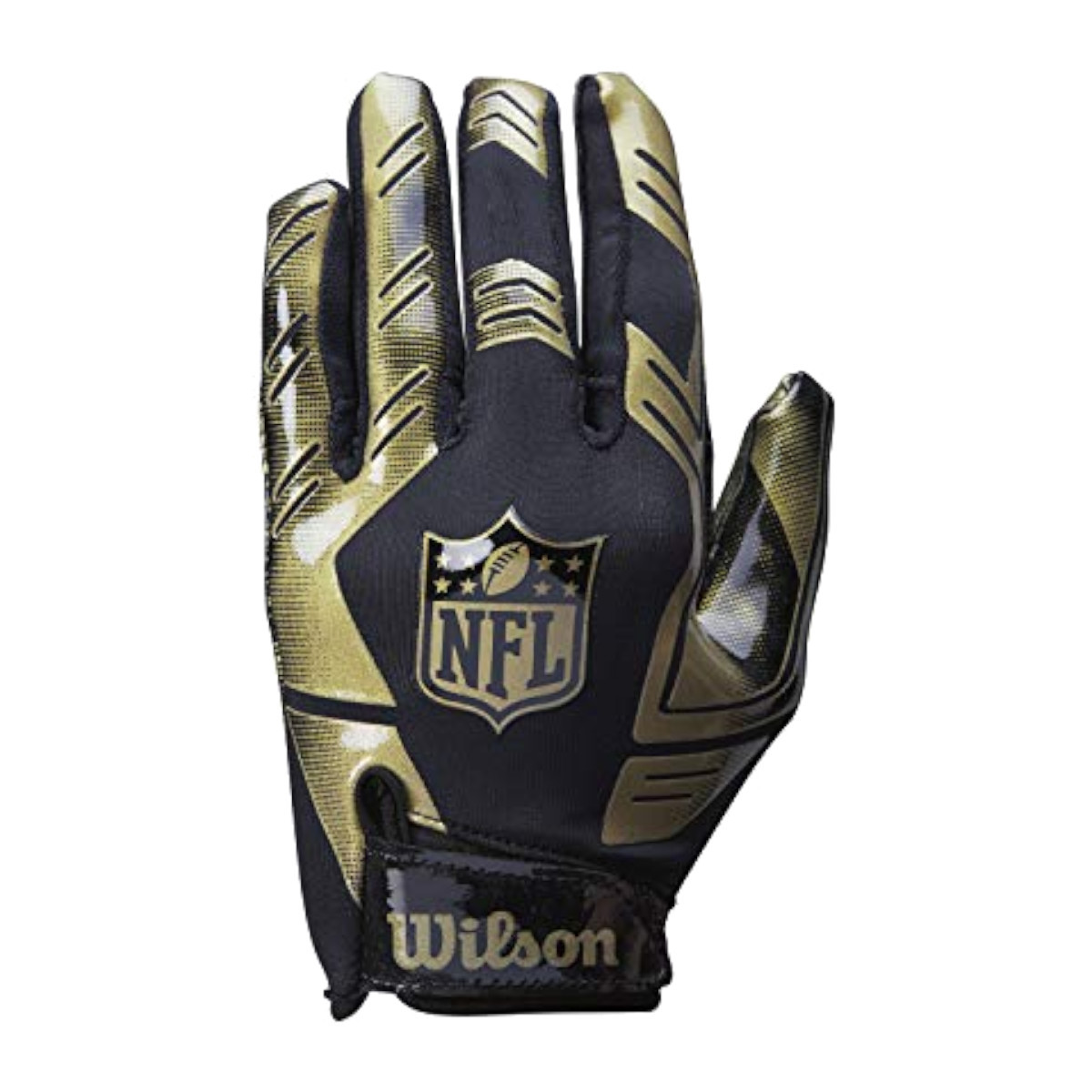 Accessoires Heren Sportaccessoires Wilson NFL Stretch Fit Receivers Gloves Zwart