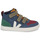 Schoenen Kinderen Hoge sneakers Veja SMALL V-10 MID Blauw / Groen / Rood