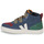 Schoenen Kinderen Hoge sneakers Veja SMALL V-10 MID Blauw / Groen / Rood