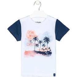 Textiel Kinderen T-shirts & Polo’s Losan 215-1027AL Wit