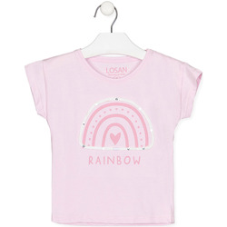 Textiel Kinderen T-shirts & Polo’s Losan 216-1201AL Roze
