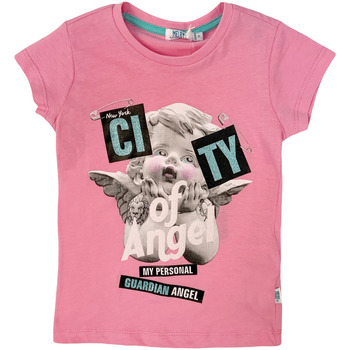 Textiel Meisjes T-shirts korte mouwen Melby 72E5575 Roze